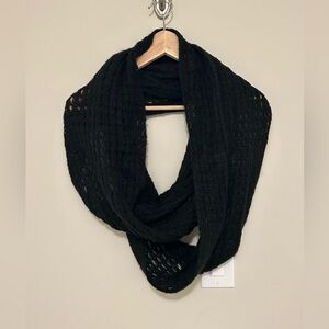 L.A. Express Black Knit Infinity Scarf